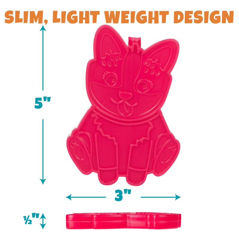 Bentology Kids Complete Pink Corgi Lunch Box Kit - Insulated Soft Bag Sleeve, Convertible Tote Strap for Kids, 13oz Food Jar & Reusable Hard Ice Pack - Keeps Food Hot or Cold for Hours- Back to School Essential - Image 5